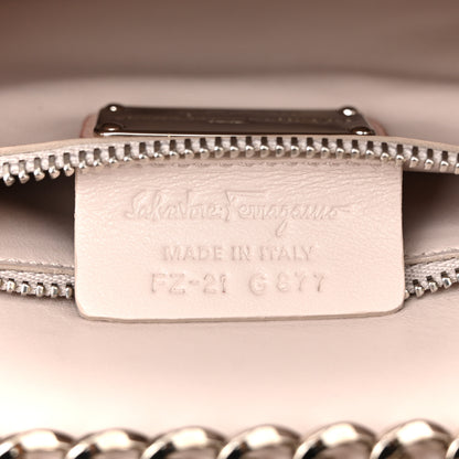 Salvatore Ferragamo Smooth Calfskin Vara Bow Chain Flap Crossbody Bon Bon 7 of 12