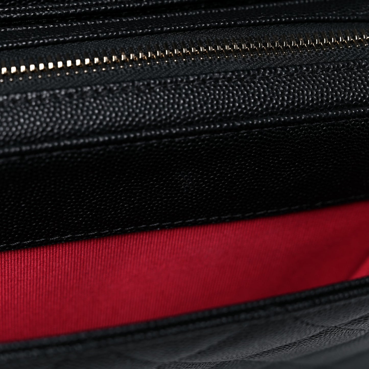 Caviar Quilted Large Like A Wallet Flap Black