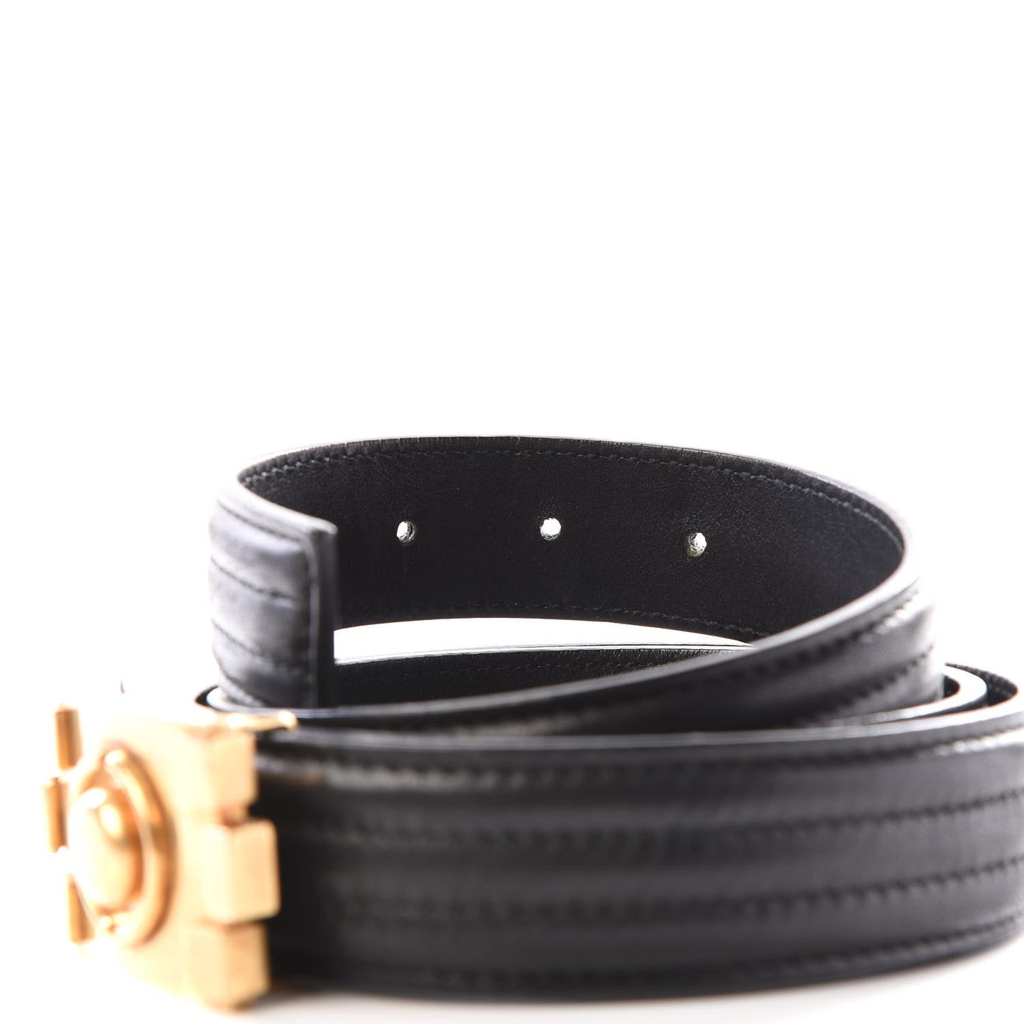Calfskin CC Boy Belt 95 38 Black