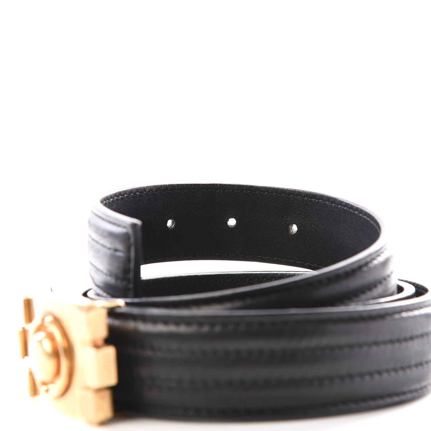 Chanel Calfskin CC Boy Belt 95 38 Black 4 of 7