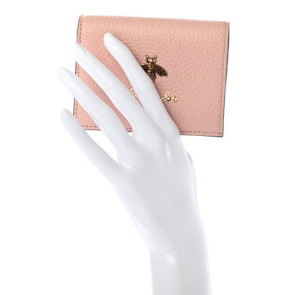 Gucci Cellarius Calfskin Blind for Love Animalier Card Case Perfect Pink 2 of 7