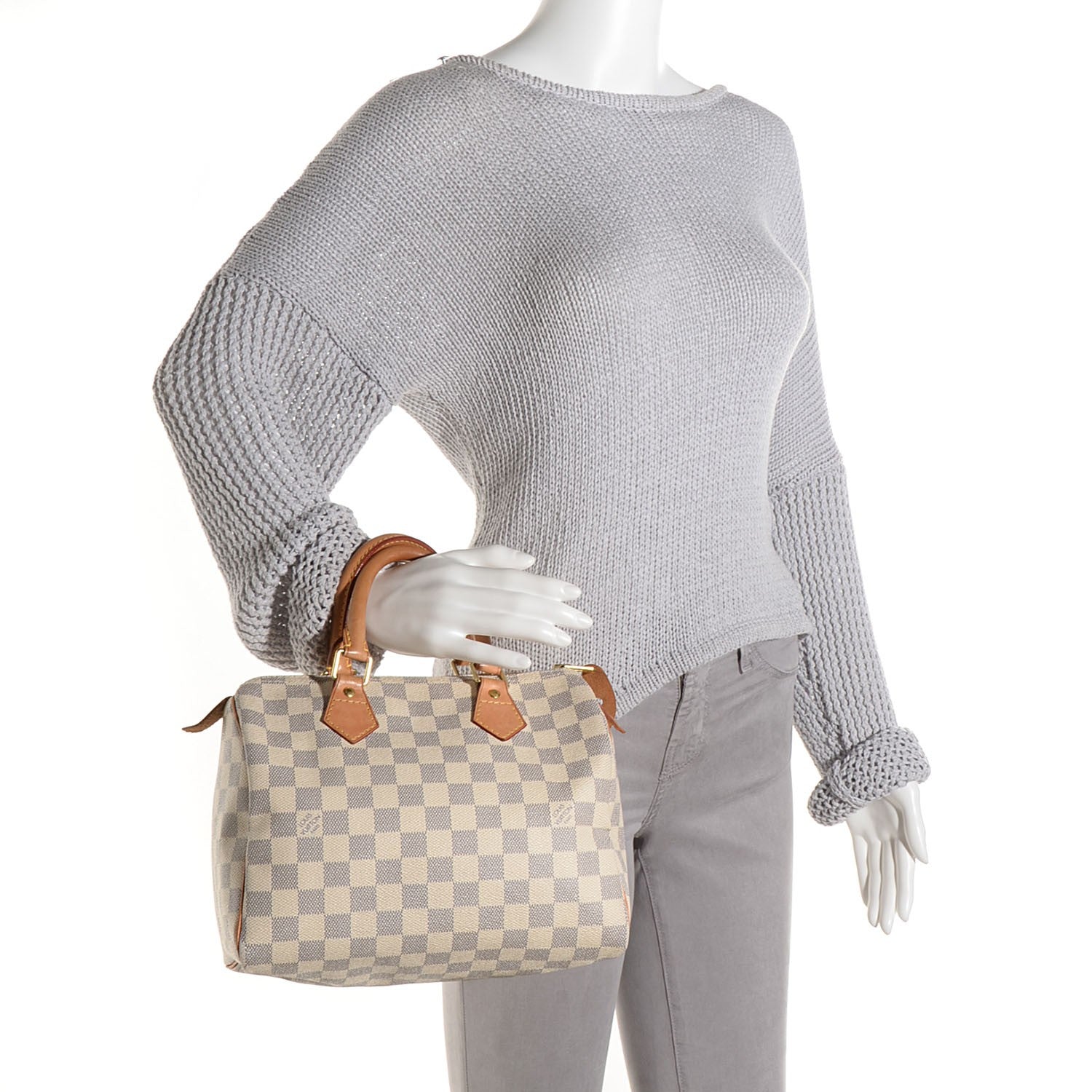 Louis Vuitton Damier Azur Speedy 25 2 of 7