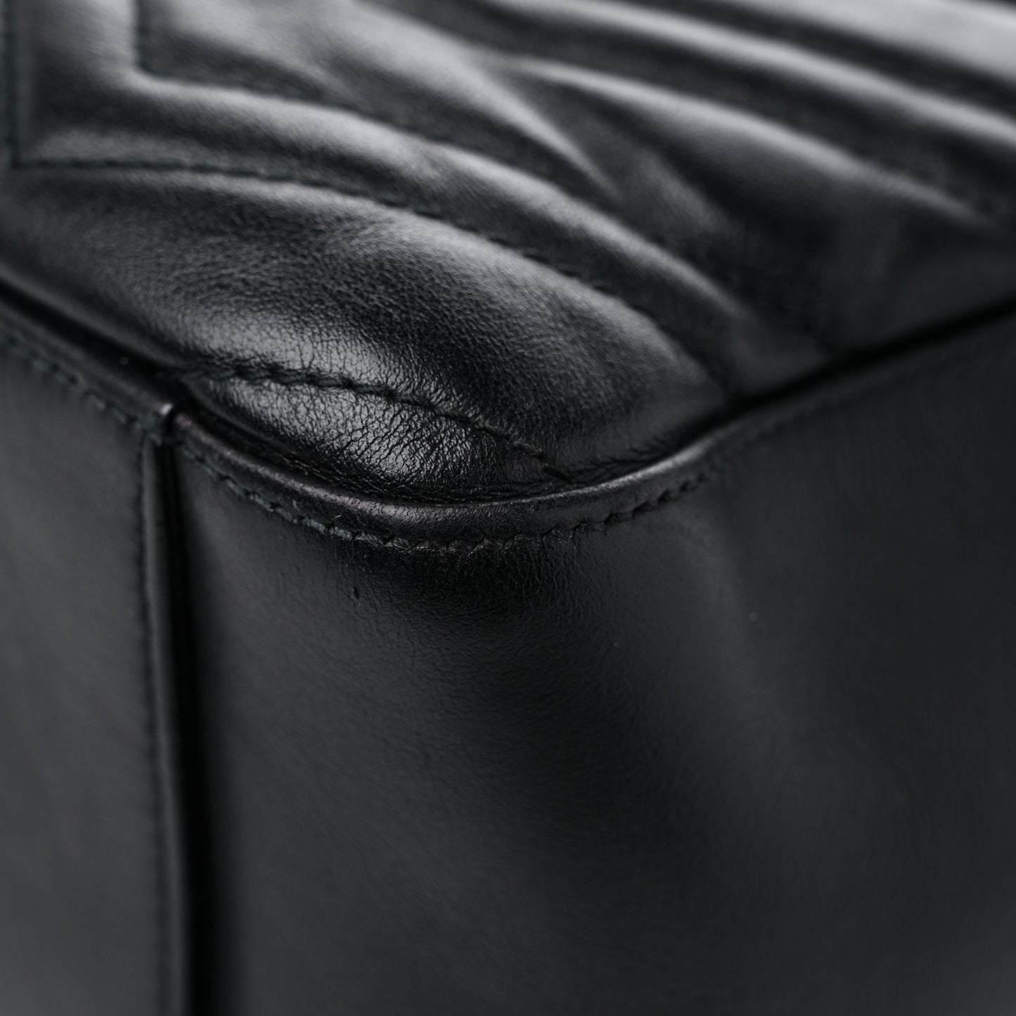 Calfskin Matelasse GG Marmont Dome Backpack Black