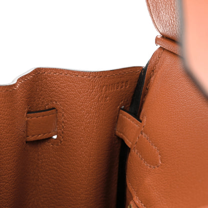 Hermes Taurillon Novillo Birkin 25 Cuivre 7 of 14