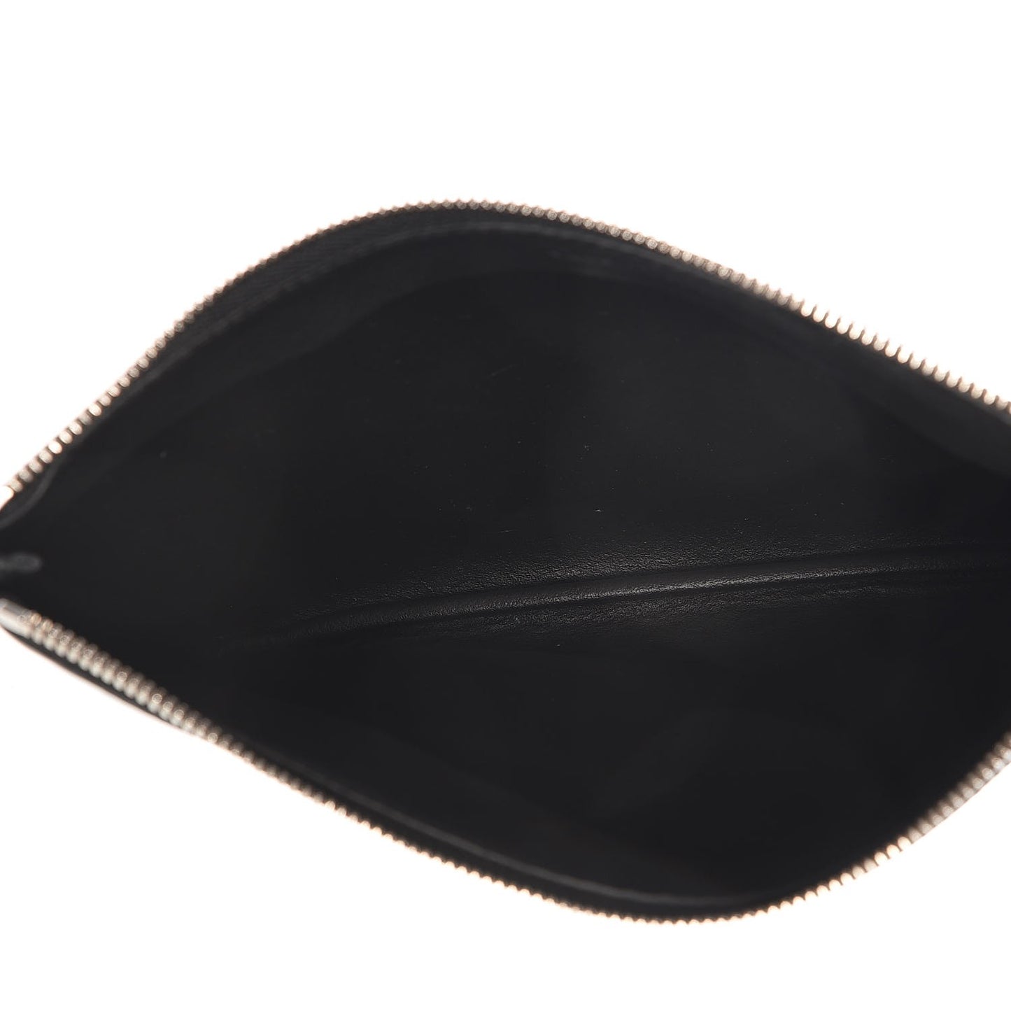 Calfskin Political Campaign Logo Pouch Black