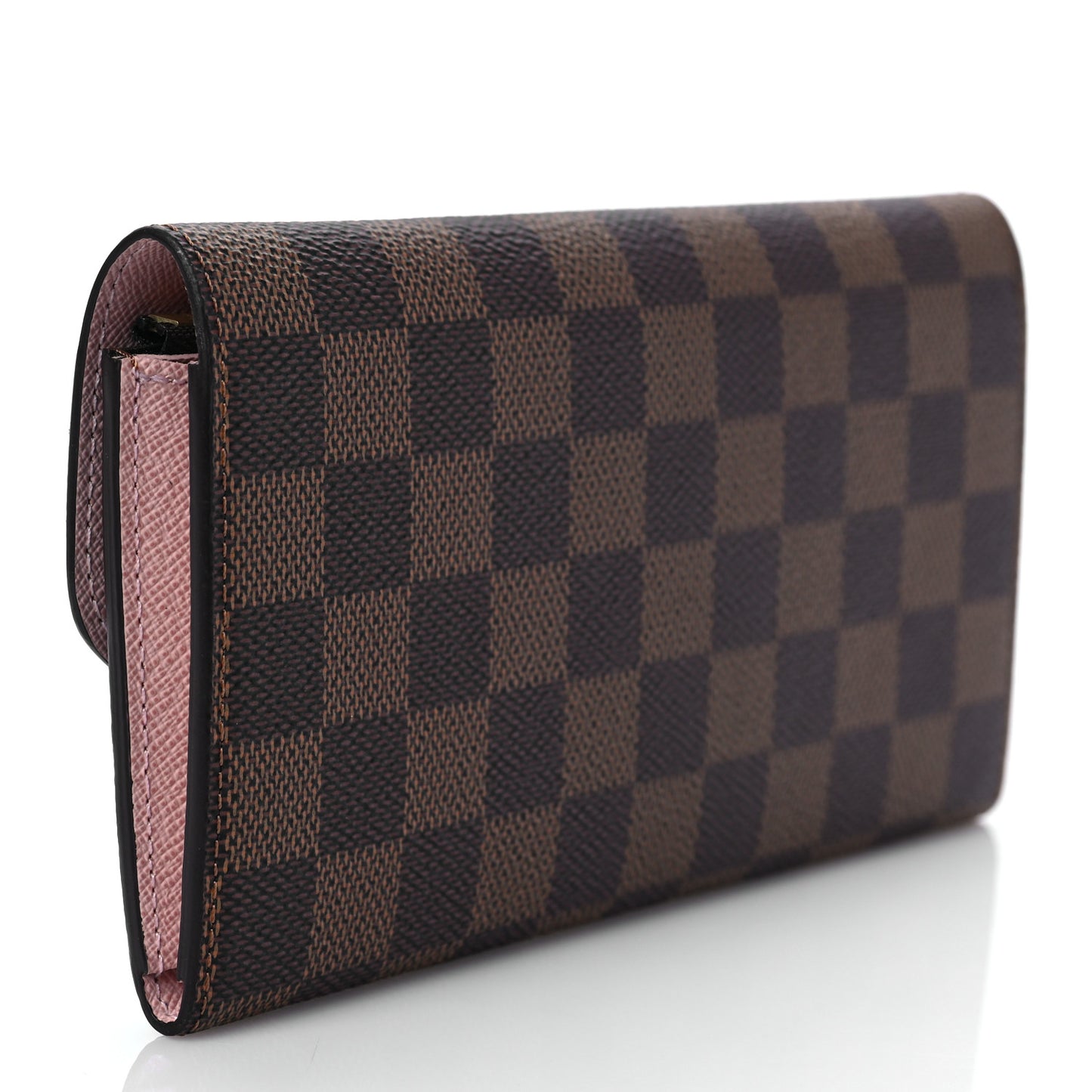 Damier Ebene Emilie Wallet Rose Ballerine