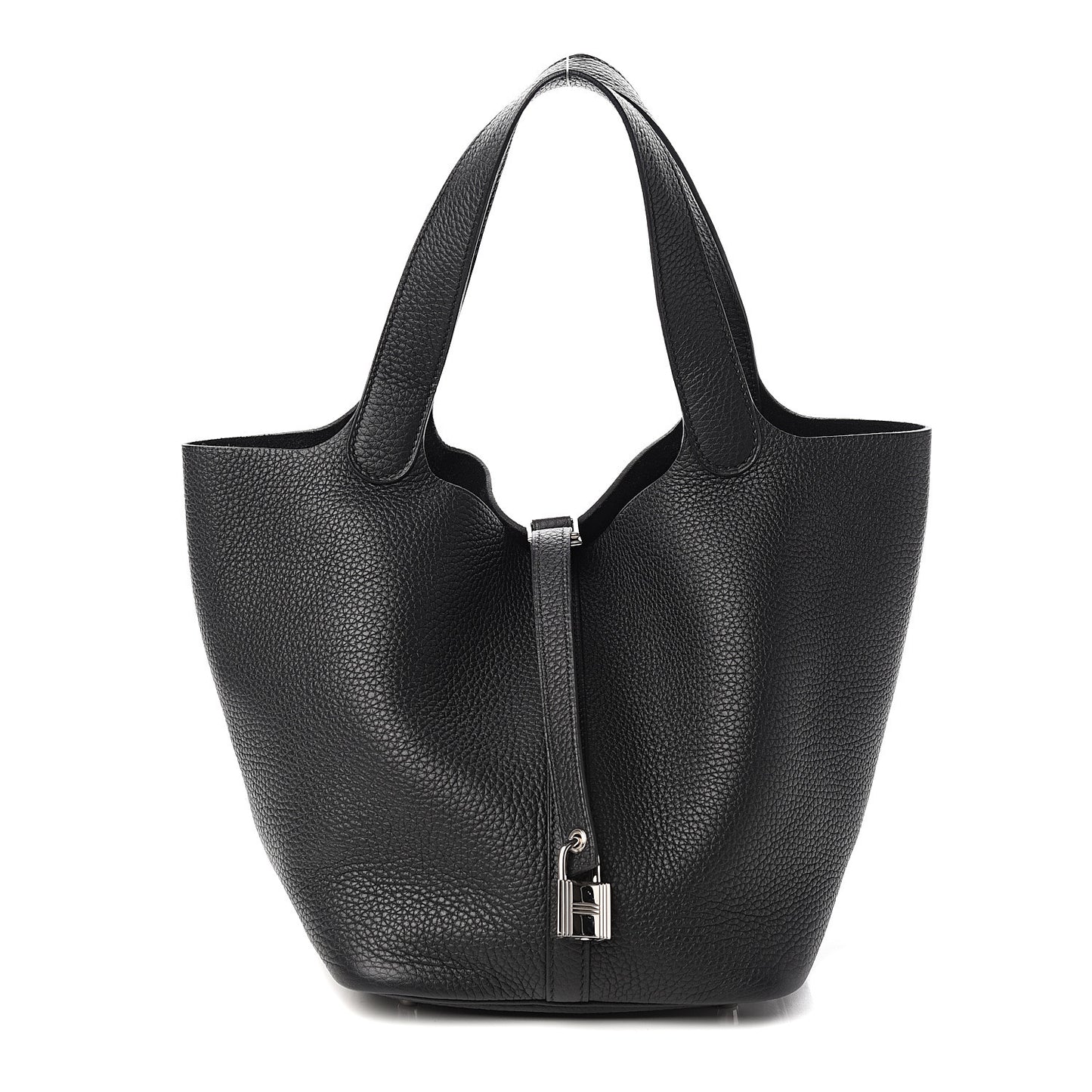 Taurillon Clemence Picotin Lock 22 MM Black