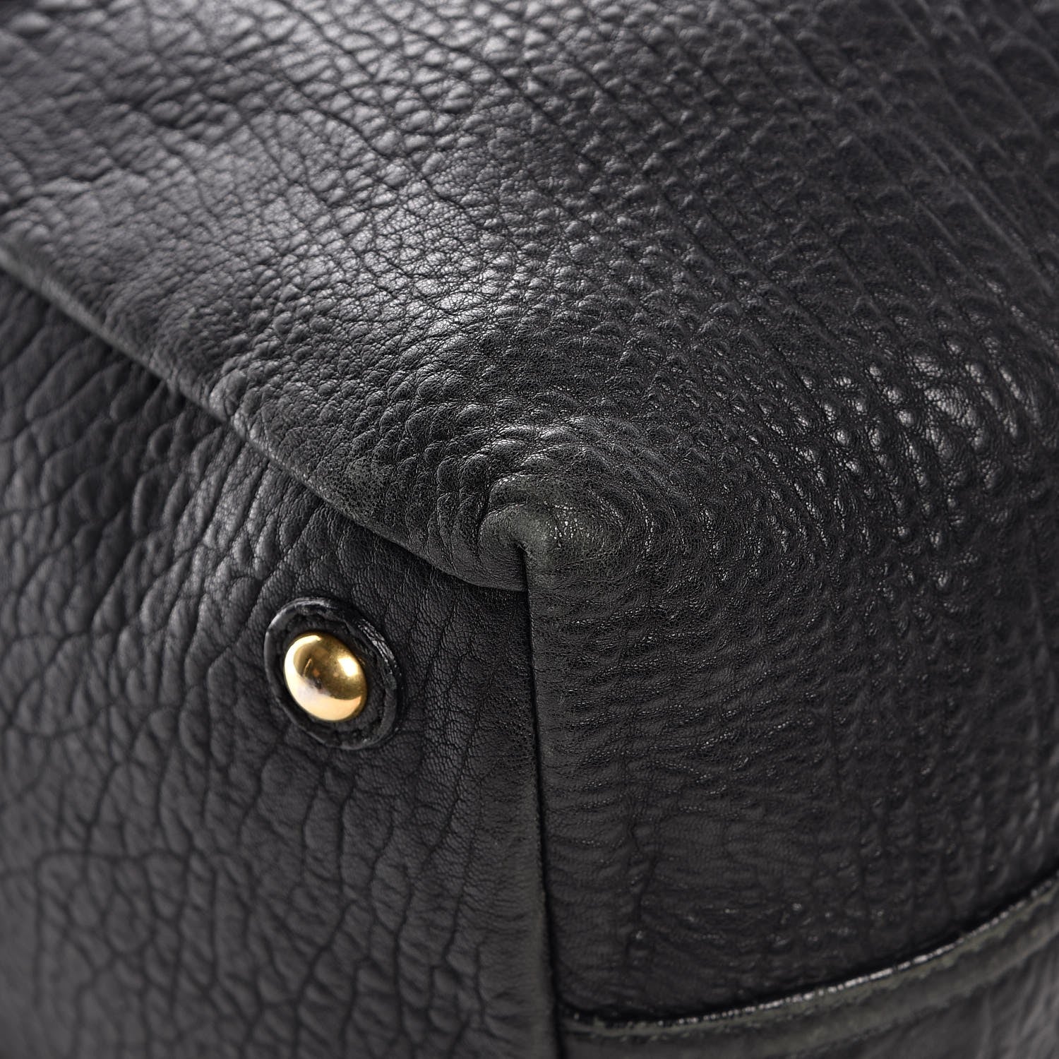 Saint Laurent Pebbled Lambskin Medium Easy Sac Black 9 of 16