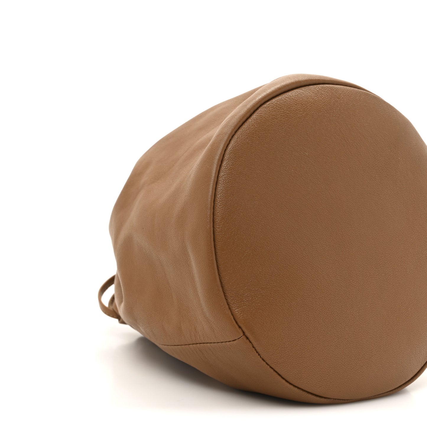 Smooth Calfskin Aria Bucket Bag Brown