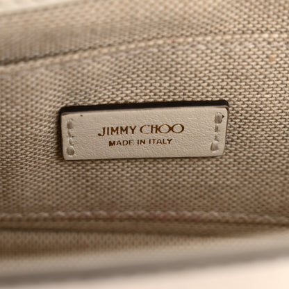 Jimmy Choo Calfskin Mini Avenue Shoulder Bag White 6 of 12