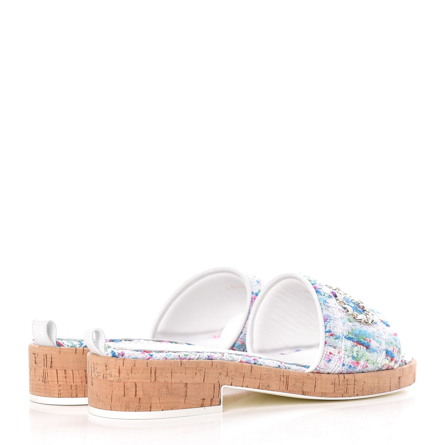 Tweed Logo Mules 41 Multicolor