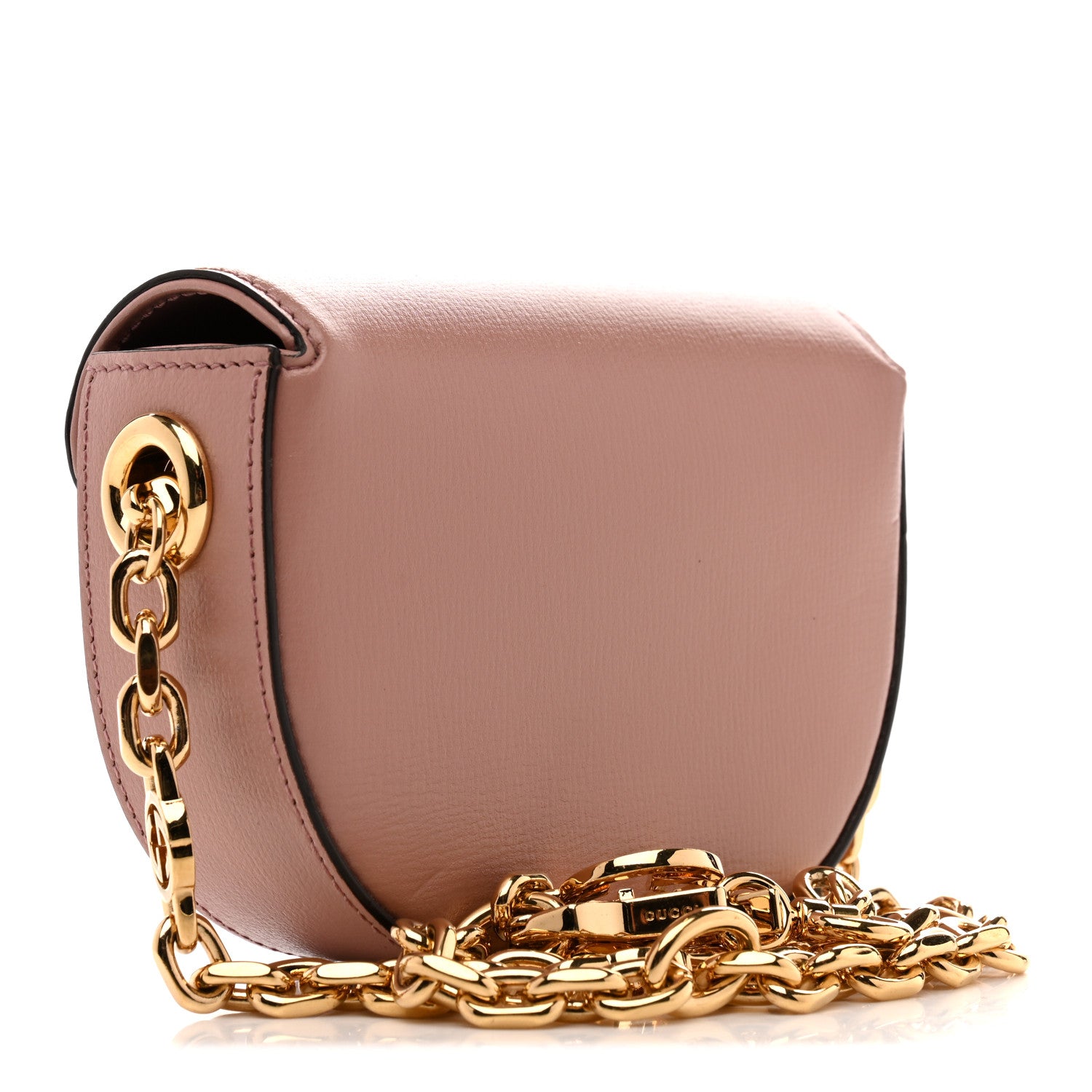 Gucci Azalea Calfskin Crystal GG Monogram Mini Horsebit 1955
