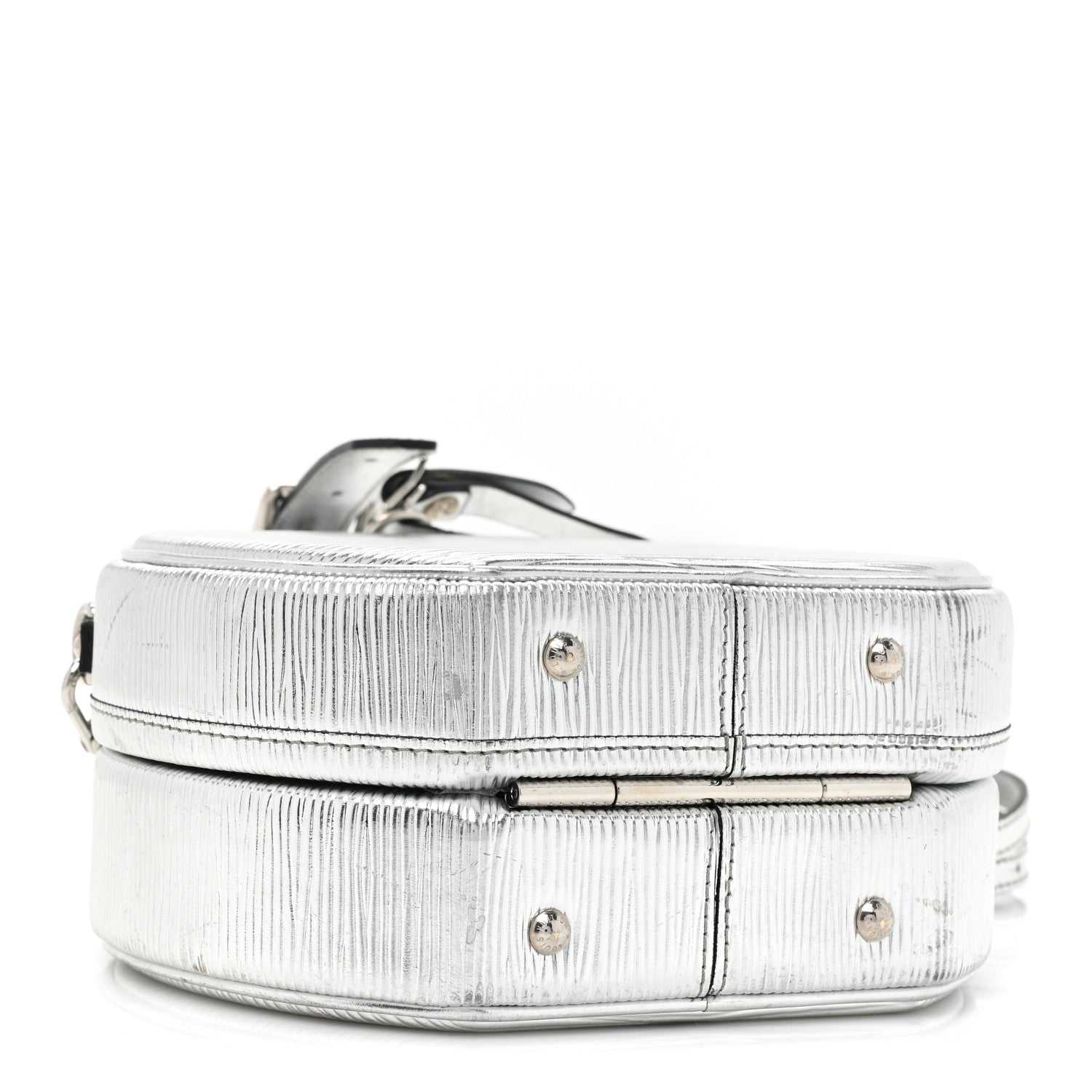 Louis Vuitton Metallic Epi Petite Boite Chapeau Silver 4 of 13