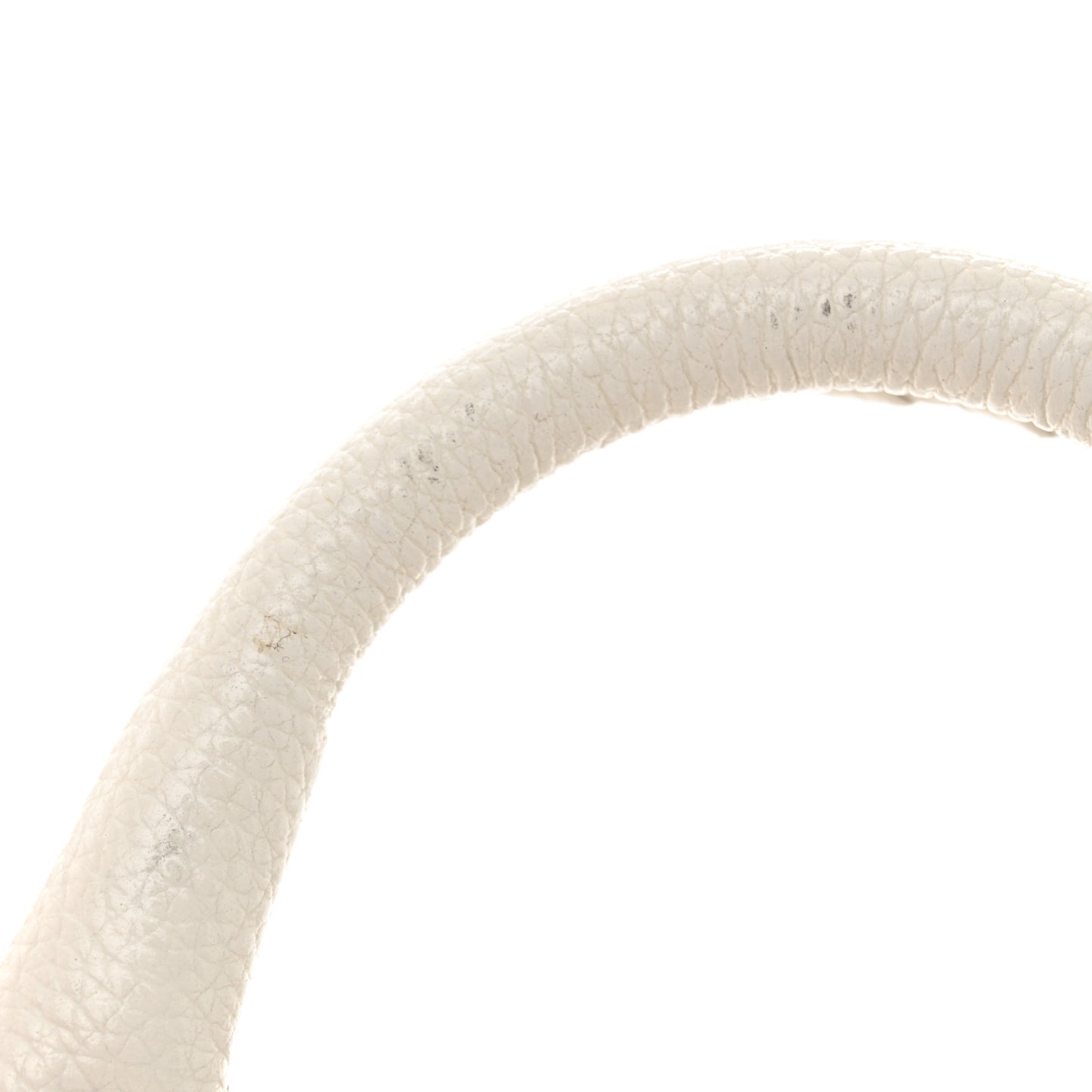 Grained Calfskin Neo Classic Silver Hardware Mini City White