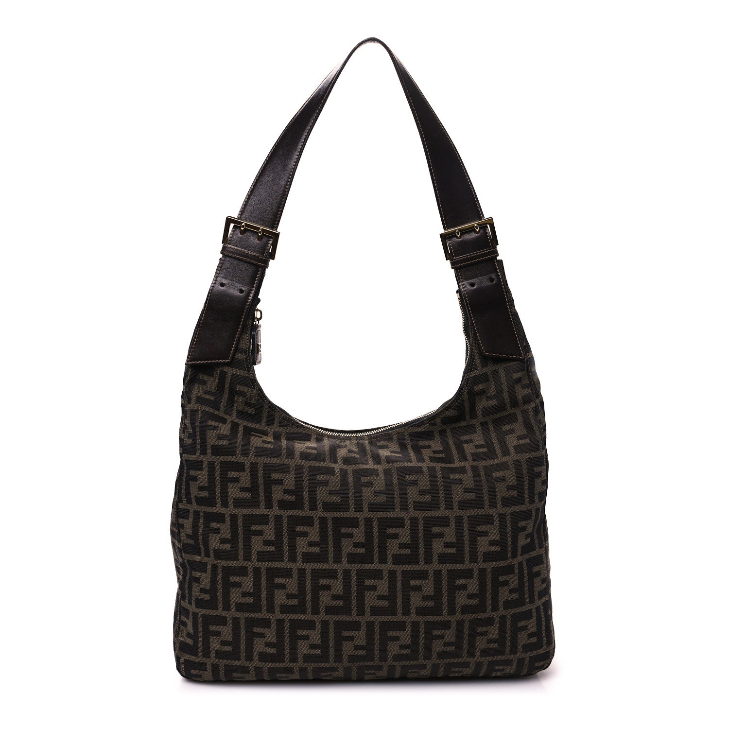 Fendi Zucca Shoulder Bag Tobacco 1 of 12