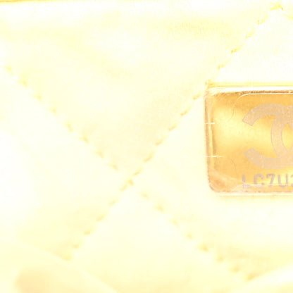 Chanel Shiny Calfskin Quilted Small Chanel 22 Light Yellow 8 of 11