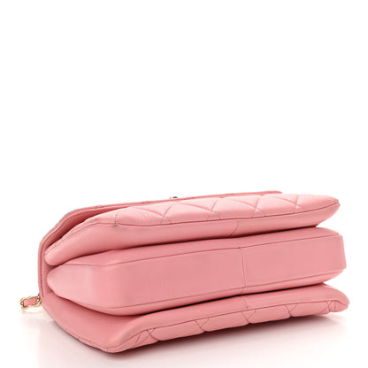 Chanel Lambskin Quilted Small Trendy CC Flap Dual Handle Bag Light Pink 3 of 9