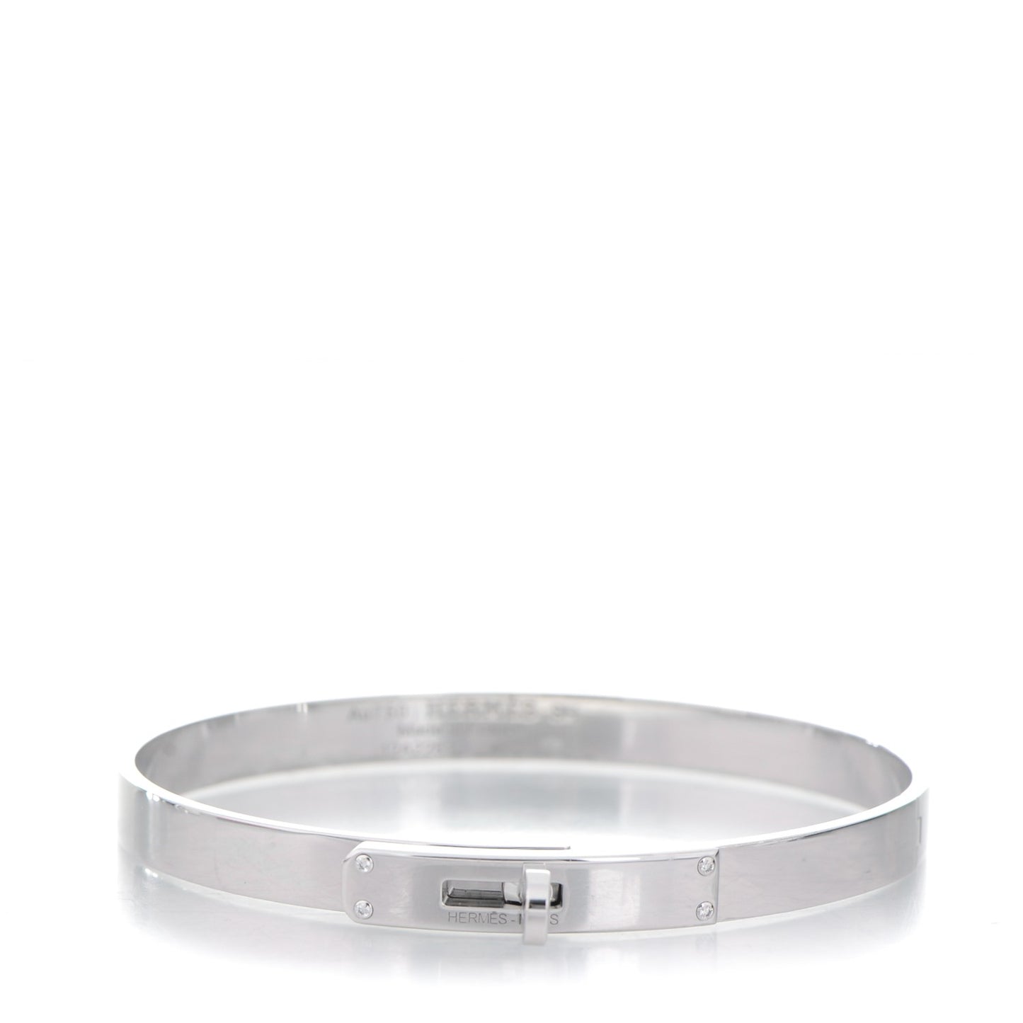 18K White Gold Diamond PM Kelly Bracelet SH