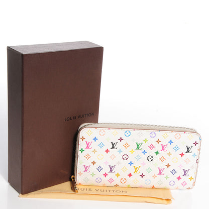 Louis Vuitton Monogram Multicolor Zippy Wallet White 5 of 8