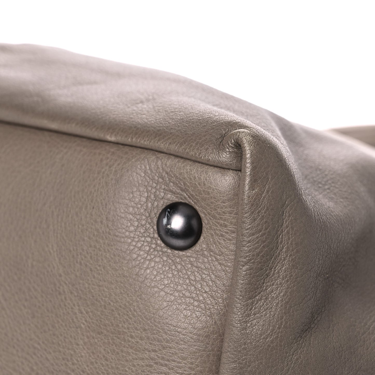 Calfskin Sac Hamptons Weekender Bag Taupe
