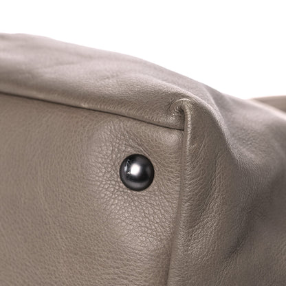 Saint Laurent Calfskin Sac Hamptons Weekender Bag Taupe 10 of 18