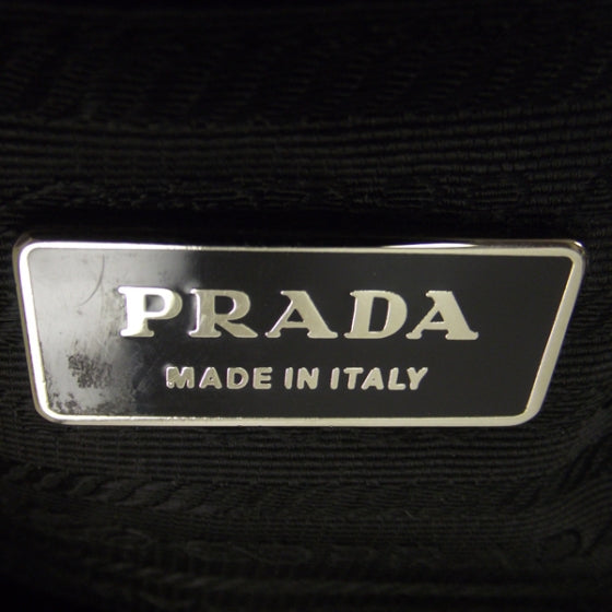 Prada Leather Logo Sacca Nero 8 of 10