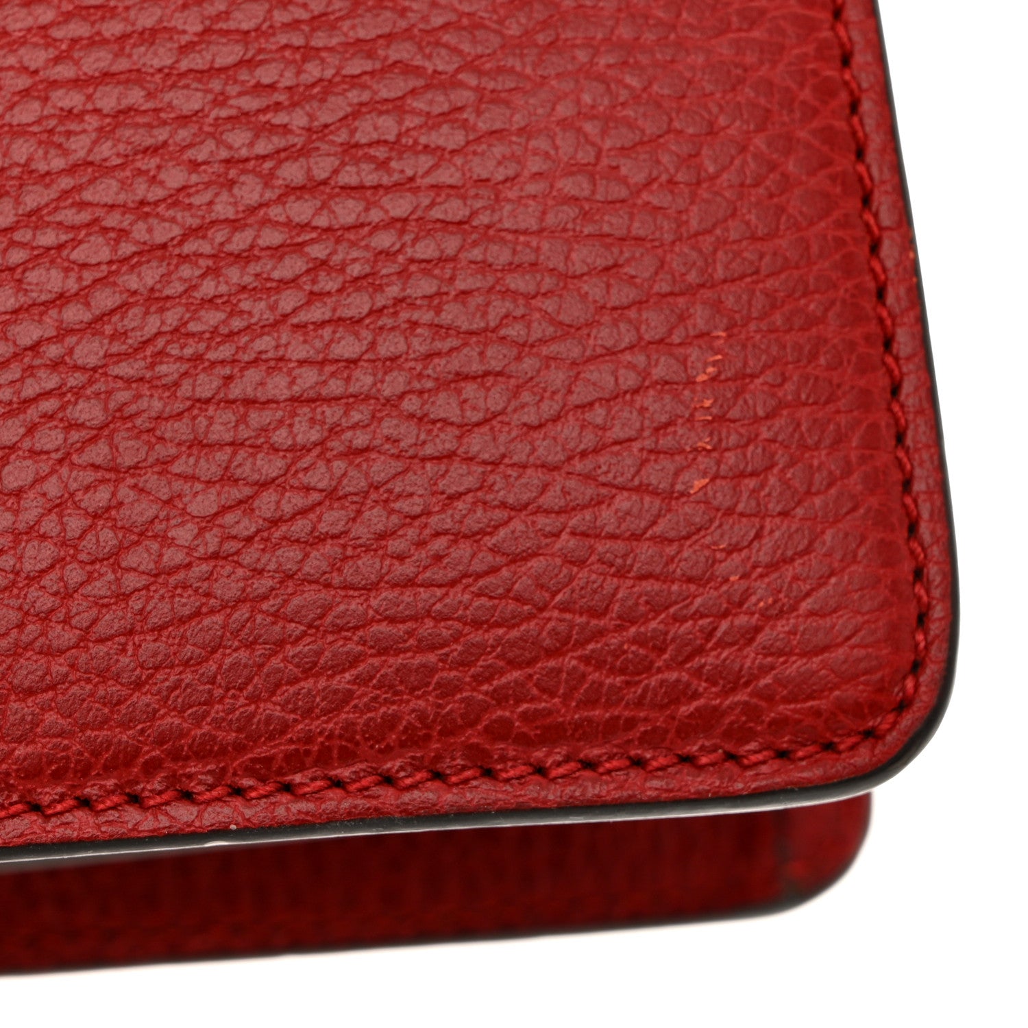Gucci Dollar Calfskin Swarovski Crystal Small Dionysus Shoulder Bag Hibiscus Red 14 of 16