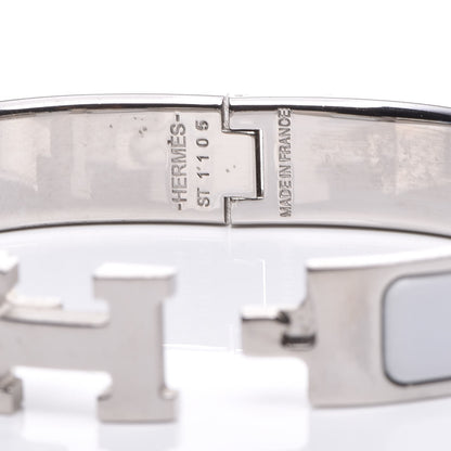 Hermes Enamel Narrow Clic Clac H Bracelet PM White 5 of 6