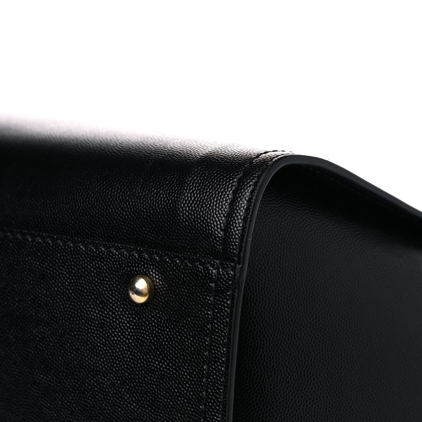 Caviar Medium Studded Deauville Tote Black