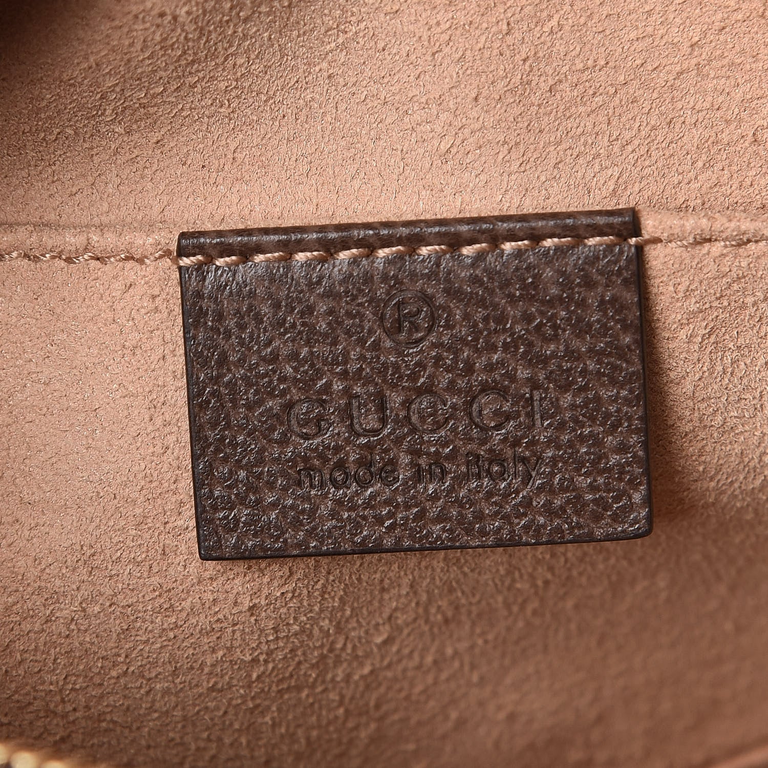 Gucci GG Supreme Monogram Web Mini Ophidia Shoulder Bag Brown 6 of 11