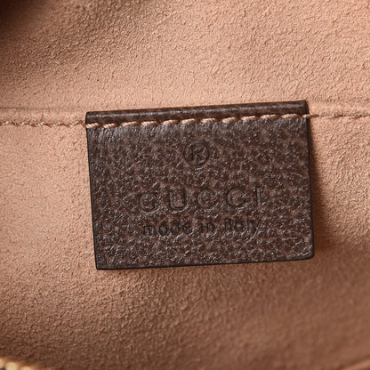 Gucci GG Supreme Monogram Web Mini Ophidia Shoulder Bag Brown 6 of 11