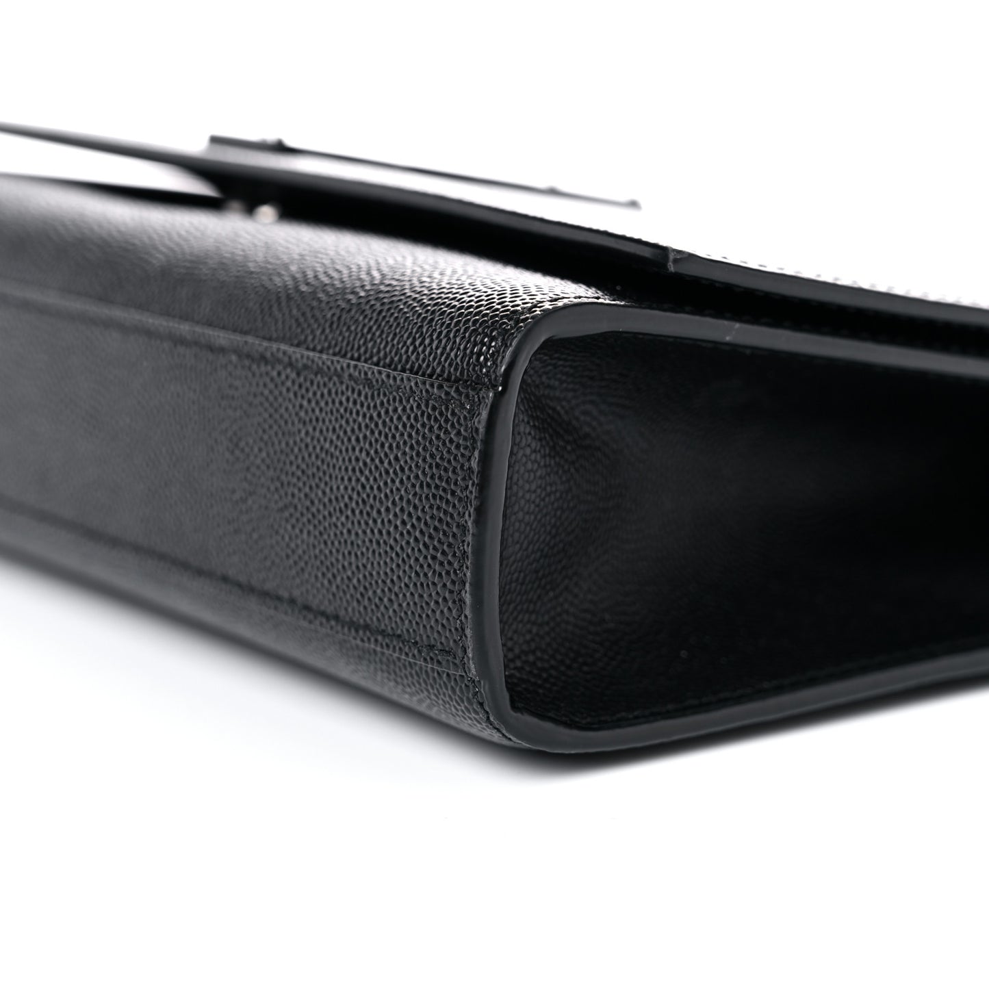 Grain De Poudre Medium Classic Monogram Kate Satchel Black