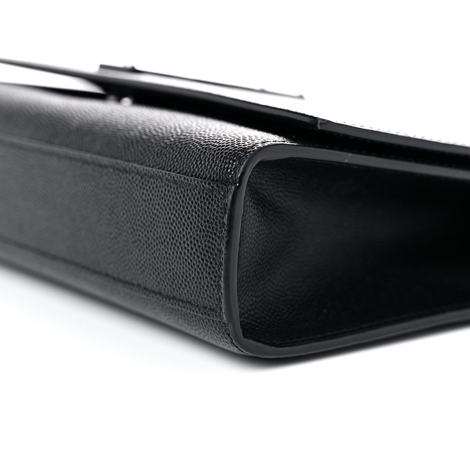 Saint Laurent Grain De Poudre Medium Classic Monogram Kate Satchel Black 9 of 9