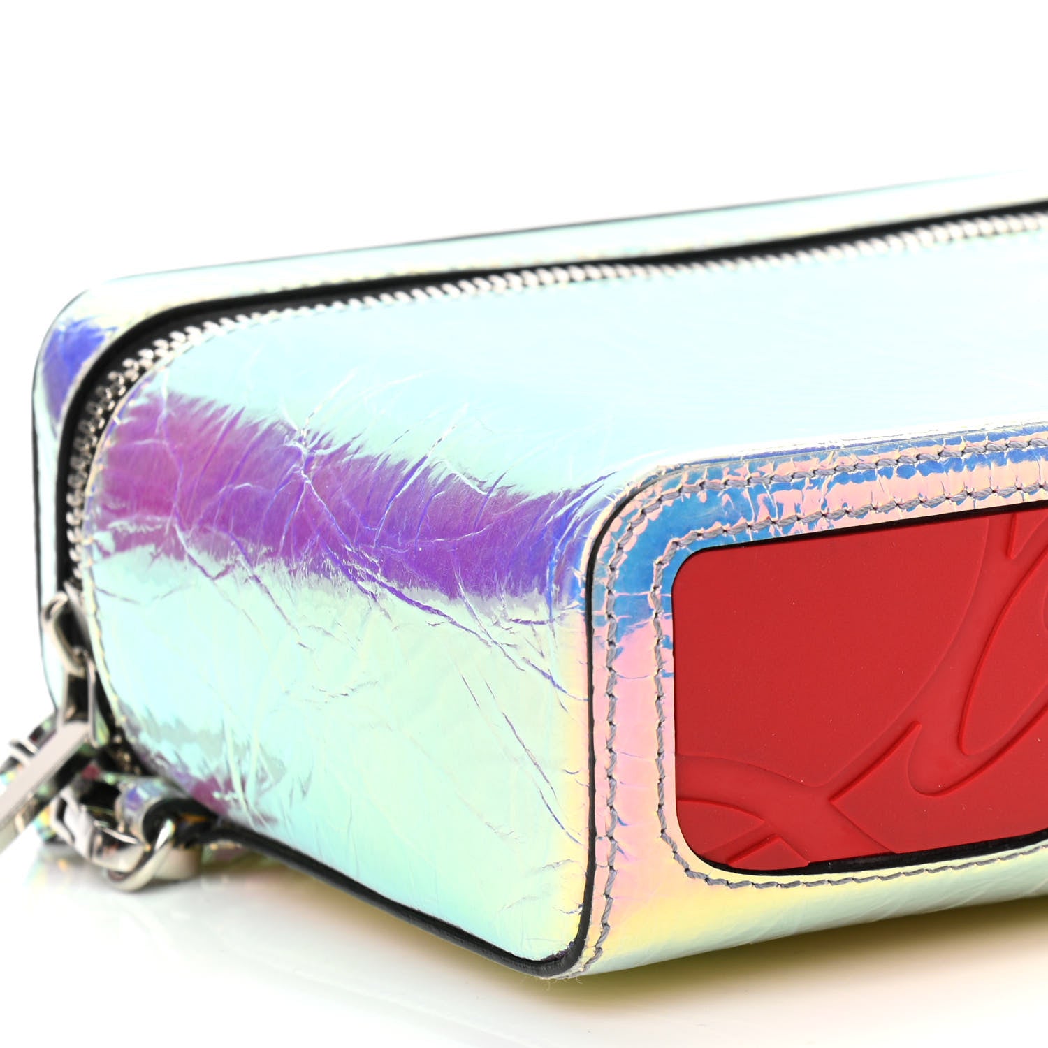 Christian Louboutin PVC Iridescent Calfskin Kypipouch Top Handle Messenger Bag Multicolor 8 of 12