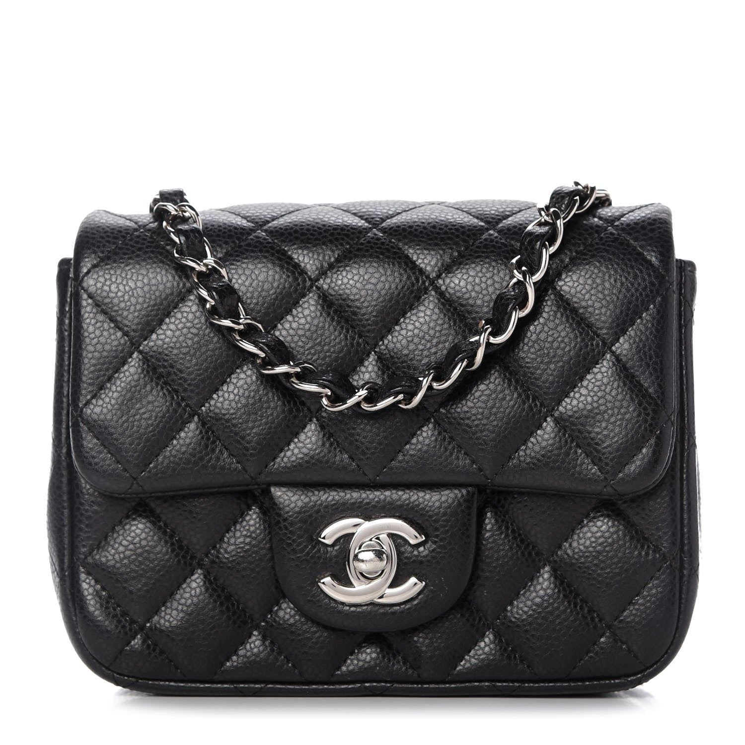 Chanel Caviar Quilted Mini Square Flap Black 1 of 11