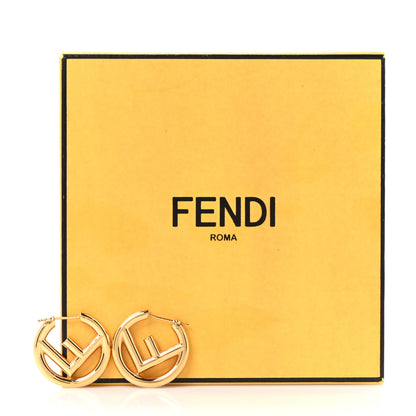 Fendi Metal F is Fendi Hoop Earrings Gold 5 of 5