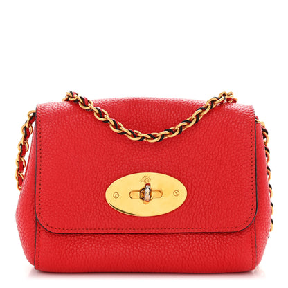 Mulberry Classic Grain Calfskin Mini Lily Fiery Red 1 of 11