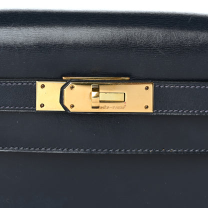 Hermes Box Kelly Sellier 32 Bleu Marine 11 of 12