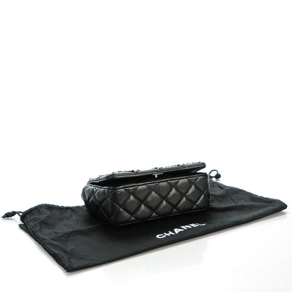 Chanel Lambskin Small Quilting Enchained Flap Black 4 of 8