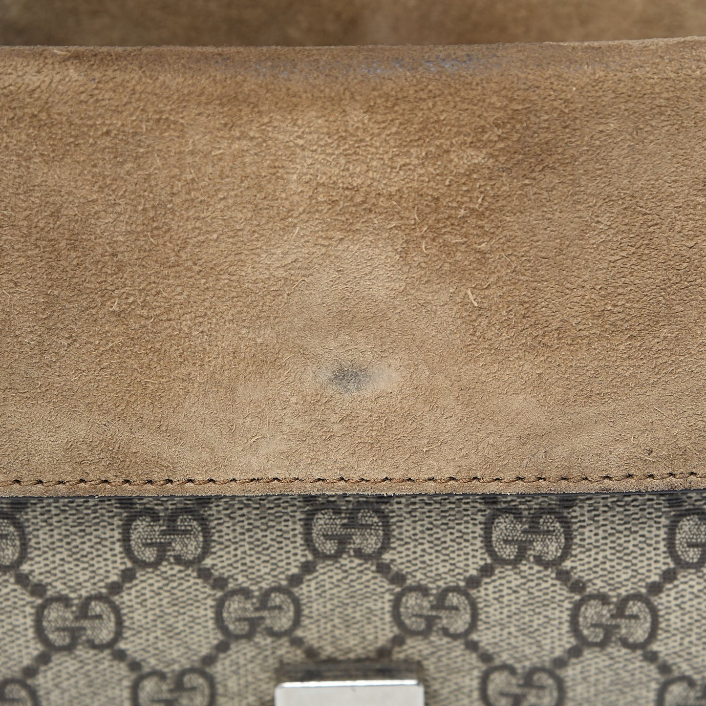 GG Supreme Monogram Mini Dionysus Shoulder Bag Taupe