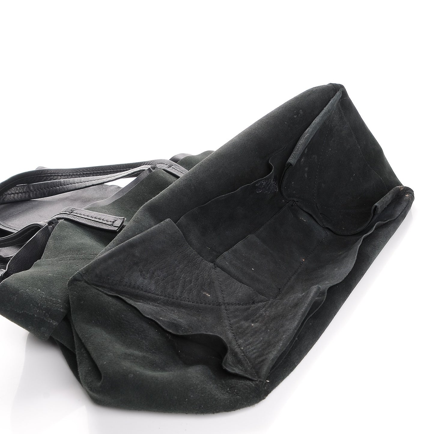 Lambskin Horizontal Cabas Black