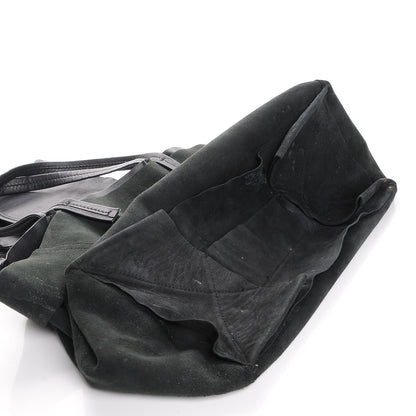 Celine Lambskin Horizontal Cabas Black 12 of 17