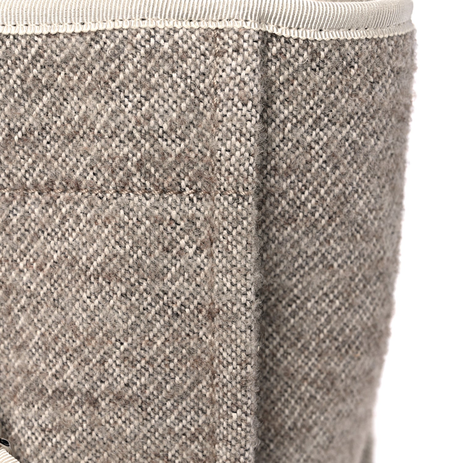 Chanel Mixed Fibers Small Deauville Tote Light Grey 14 of 14