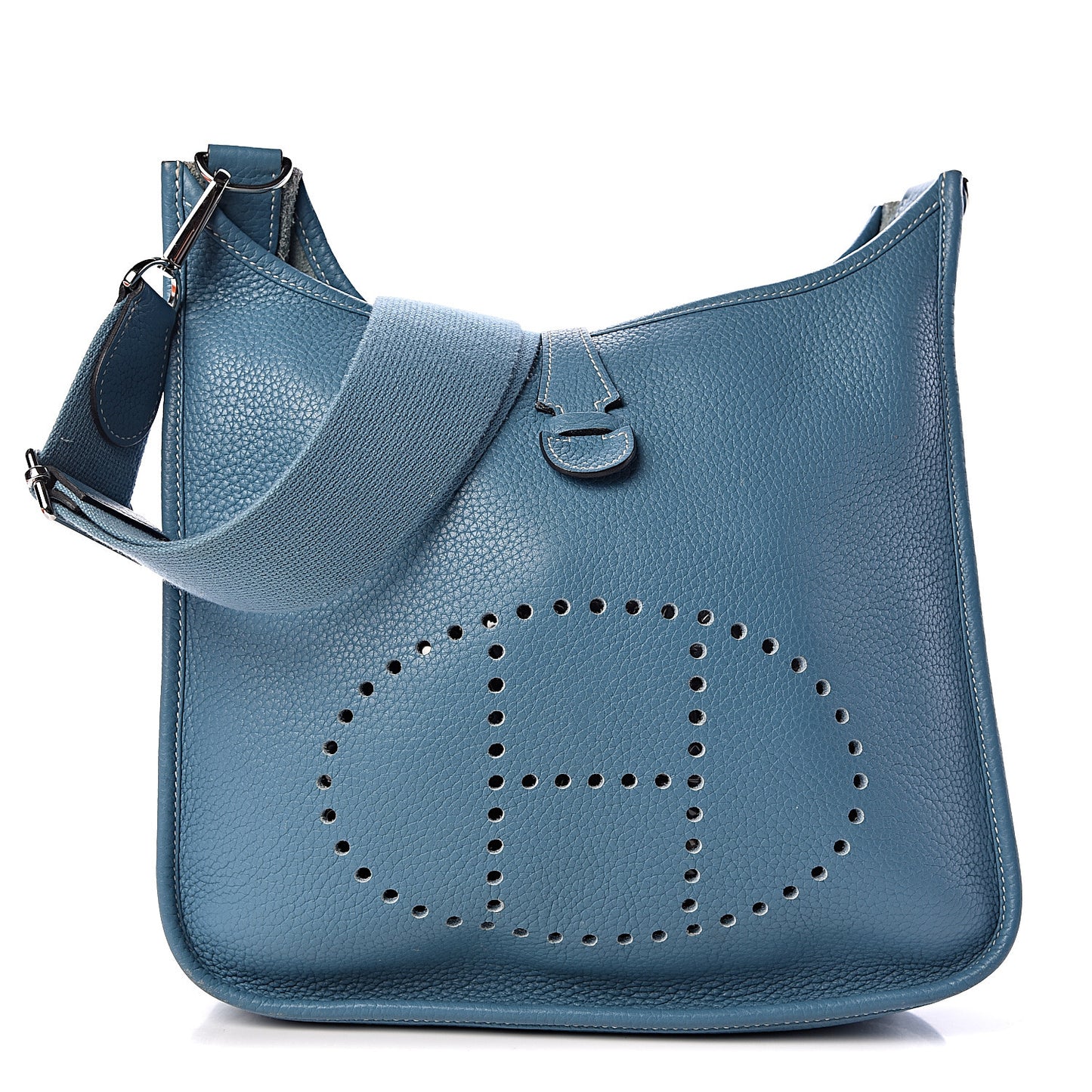 Taurillon Clemence Evelyne III PM Blue Jean
