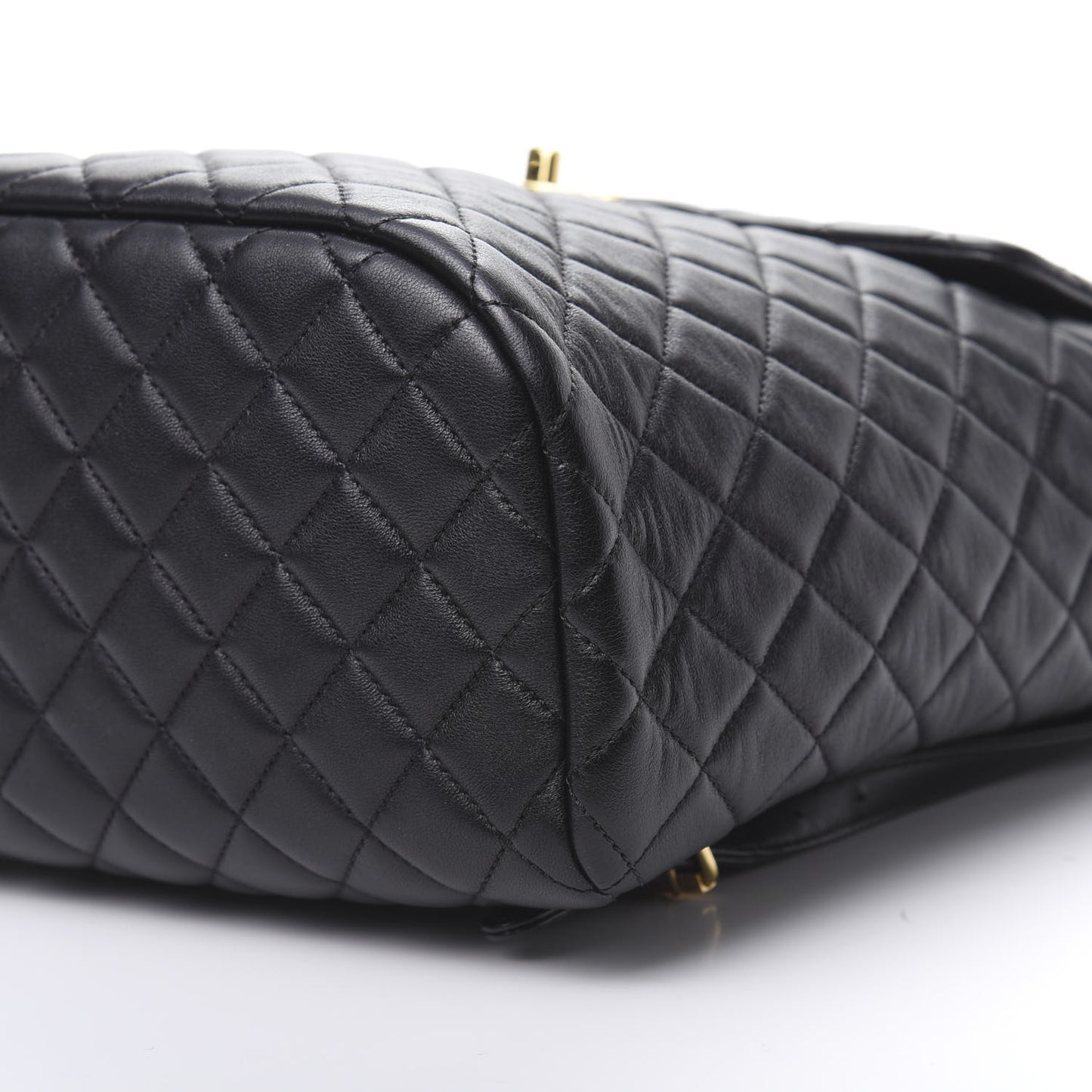 Calfskin Quilted Large Urban Spirit Backpack Black