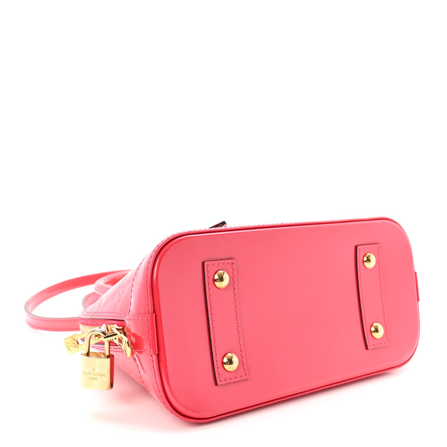 Louis Vuitton Vernis Alma BB Hot Pink 4 of 9