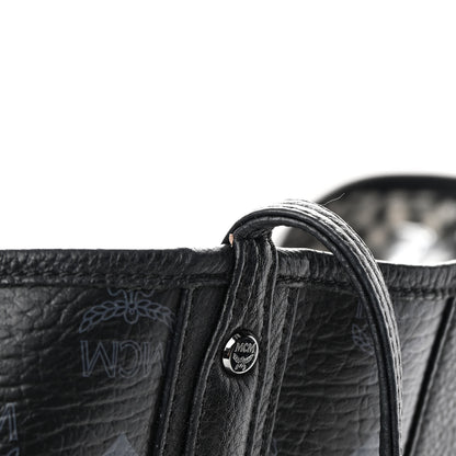 MCM Visetos Large Liz Reversible Shopper Tote Black 19 of 19