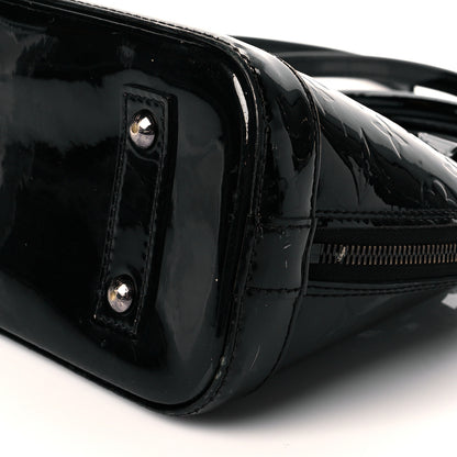 Louis Vuitton Vernis Alma BB Noir Magnetique 11 of 18