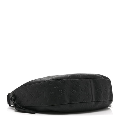 Louis Vuitton Calfskin Monogram Shadow Hobo Hamac Black 4 of 9