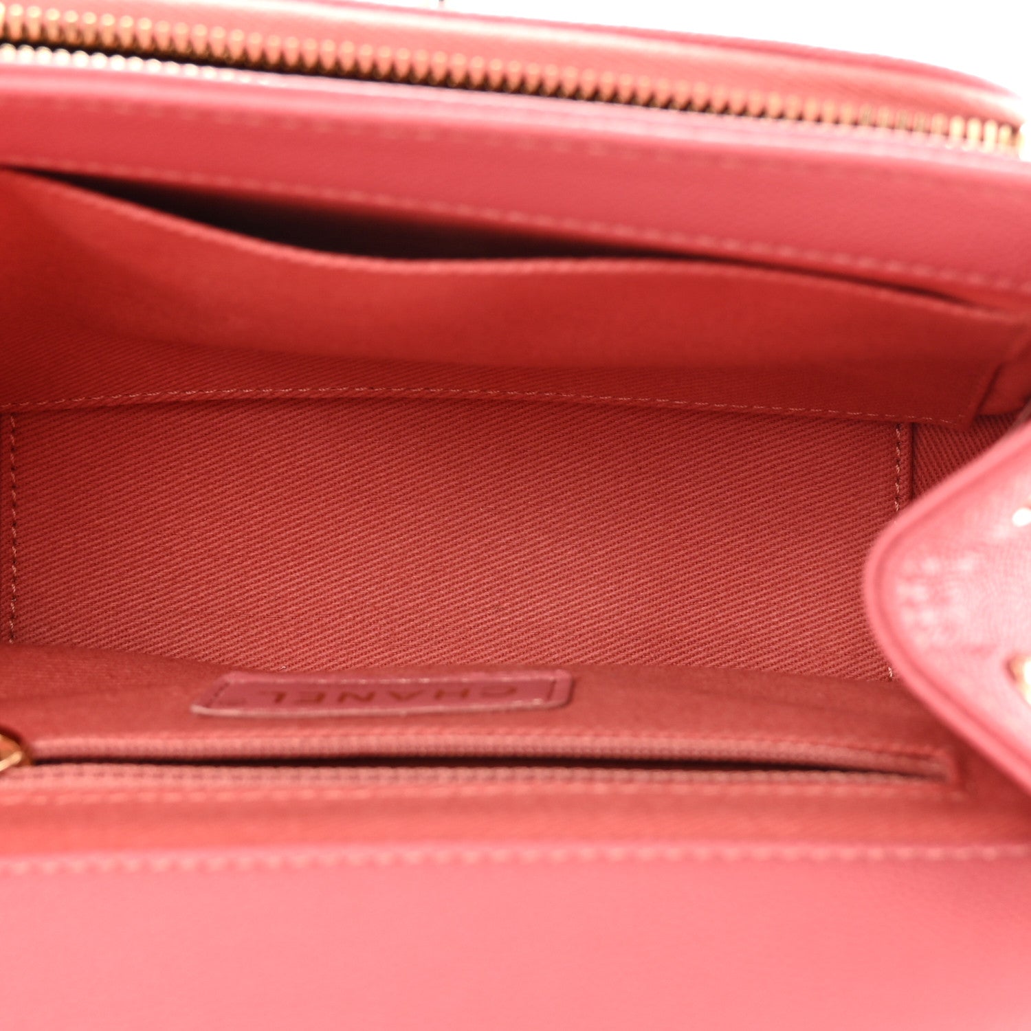 Chanel Caviar Quilted Small Business Affinity Flap Dark Pink 5 of 11